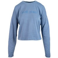 Women's utah state rhinestone light blue long sleeve tshirt